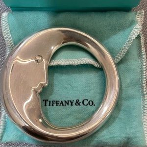 Tiffany & Co Man In The Moon Baby Rattle 

Perfect Mother’s Day or Shower Gift